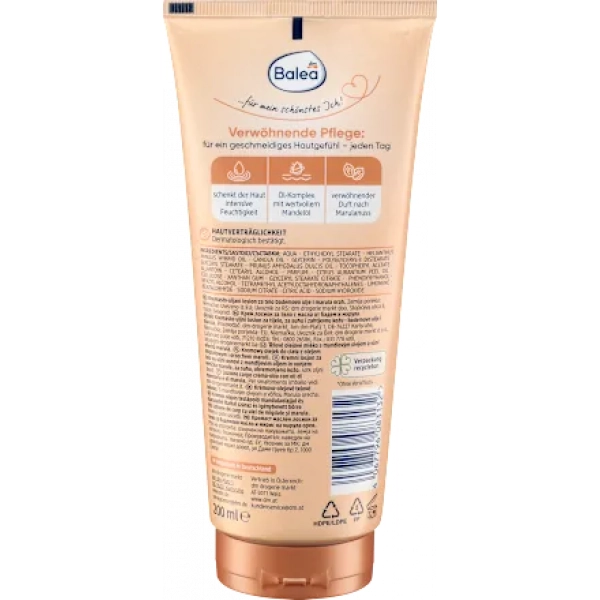 Balea Lait Corps à l’Huile d’Amande, 200 ml – Image 2