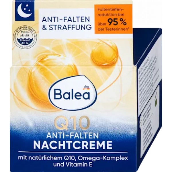 Balea Crème de nuit anti-rides Q10, 50 ml – Image 2