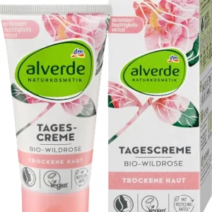 alverde crème de jour BIO à la rose sauvage