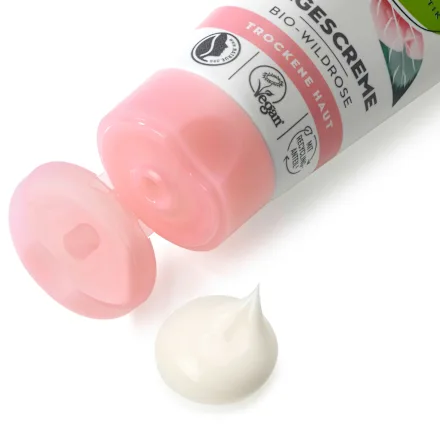 alverde crème de jour BIO à la rose sauvage – Image 3