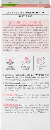 alverde crème de jour BIO à la rose sauvage – Image 4