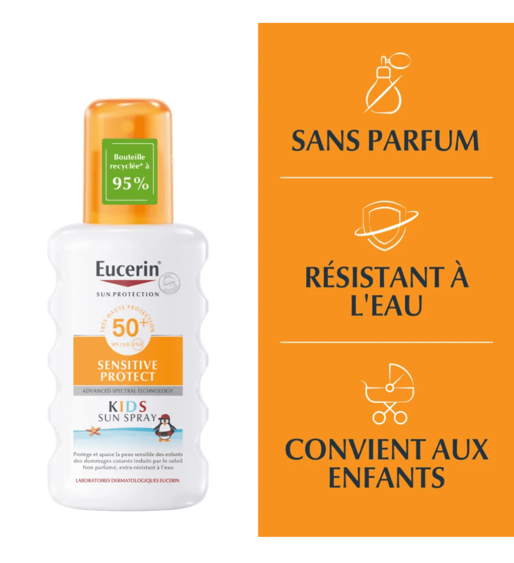 Eucerin Sun Protection Spray Enfants SPF 50+, 200 ml – Image 2