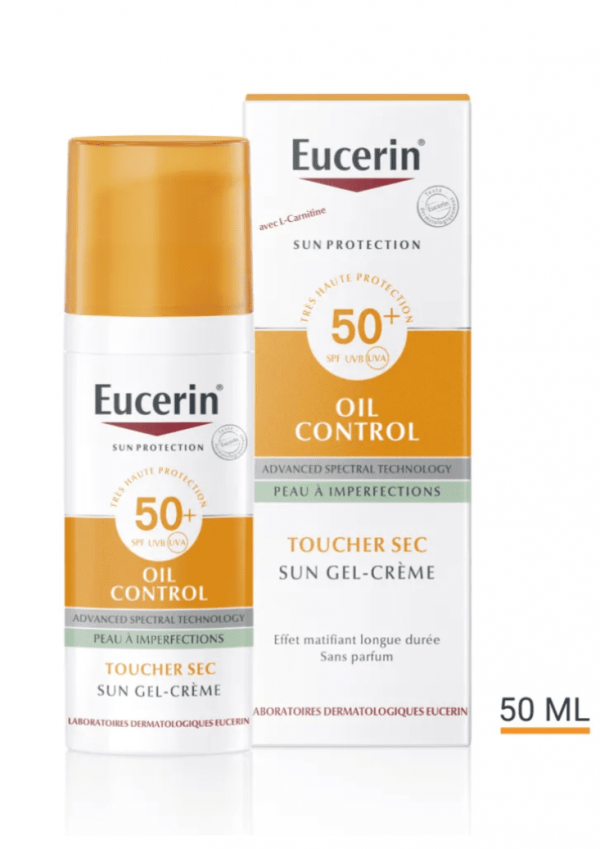 Eucerin Sun Protection Sun Gel-creme Oil control SPF50+ Toucher Sec 50ml