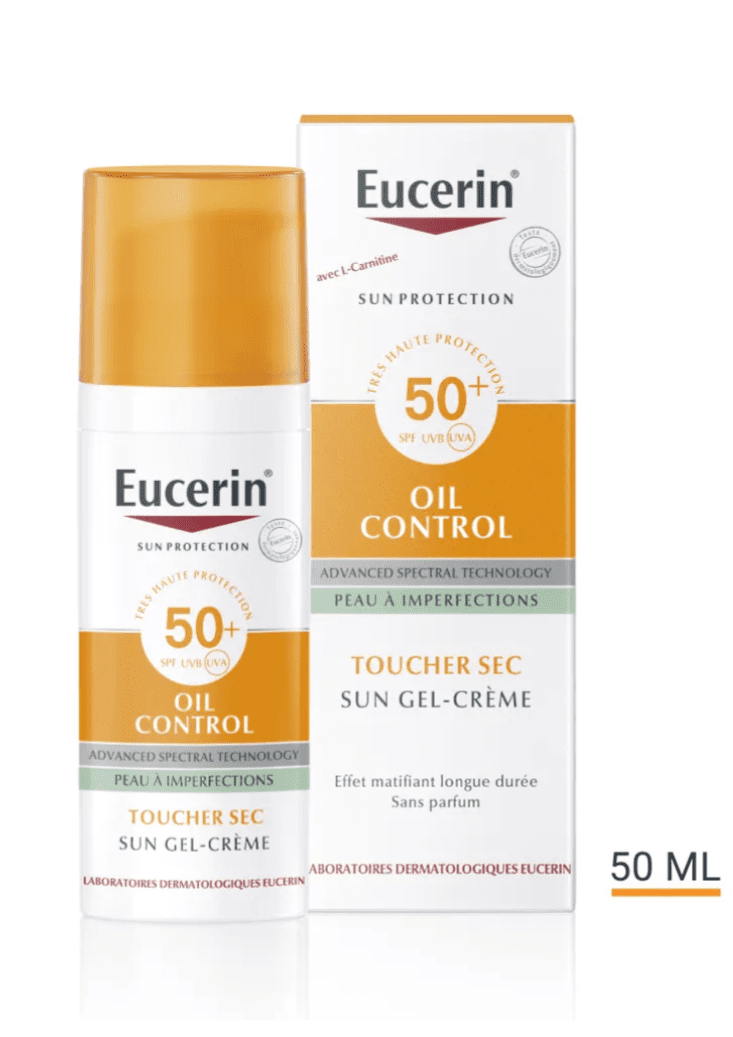 Eucerin Sun Protection Sun Gel-creme Oil control SPF50+ Toucher Sec 50ml
