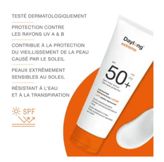 Daylong Extrême Lait Solaire SPF50+ 50ml – Image 2