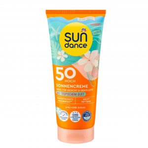 SUNDANCE Crème solaire visage au parfum tropical, SPF 50, 100 ml