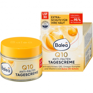 Crème pour le visage Q10 anti-rides – crème de jour protectrice SPF30, 50 ml